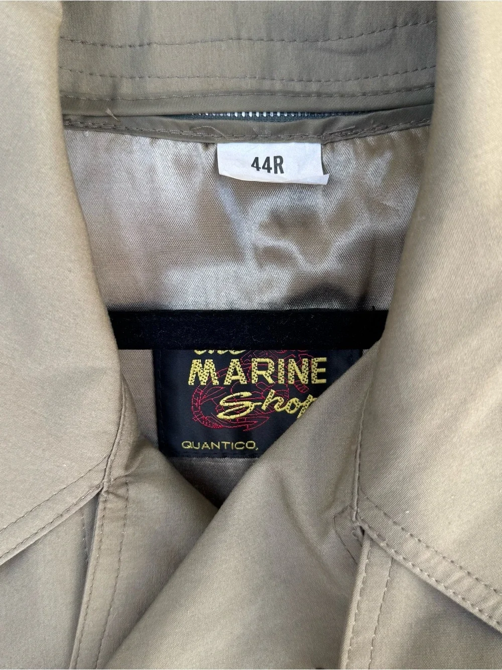 Vintage Marine Shop Trench Coat